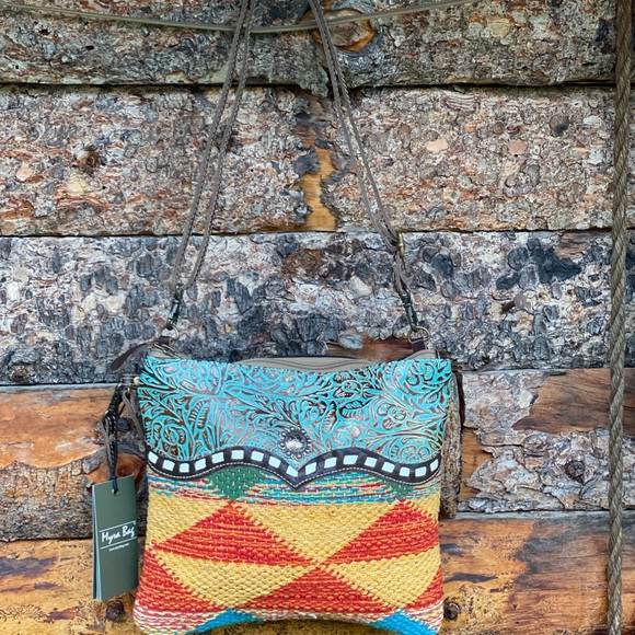 MYRA BAG Bright multicolored western crossbody - Picture 2 of 7